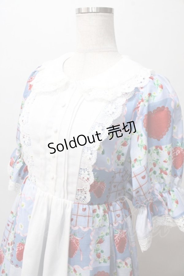 画像3: axes femme kawaii / ハピネスベリーワンピース  サックス Y-25-08-15-119-AX-OP-SZ-ZT114 (3)