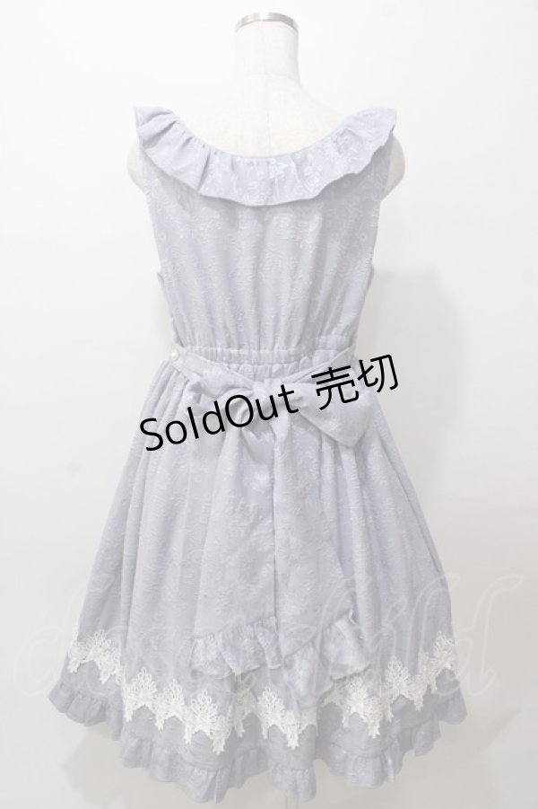 画像2: axes femme kawaii / ロココジャンパースカート  サックス Y-25-08-15-120-AX-OP-SZ-ZH (2)