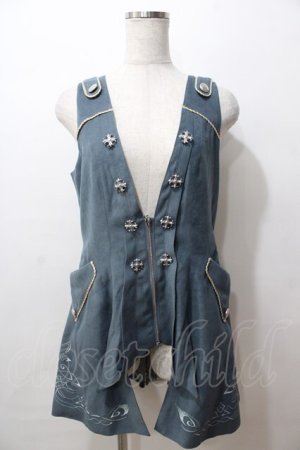 画像: Tale　Bringer / Cape and Vest  ブルー Y-25-08-15-144-LO-TO-SZ-ZY