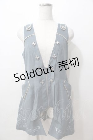 画像: Tale　Bringer / Cape and Vest  ブルー Y-25-08-15-144-LO-TO-SZ-ZY