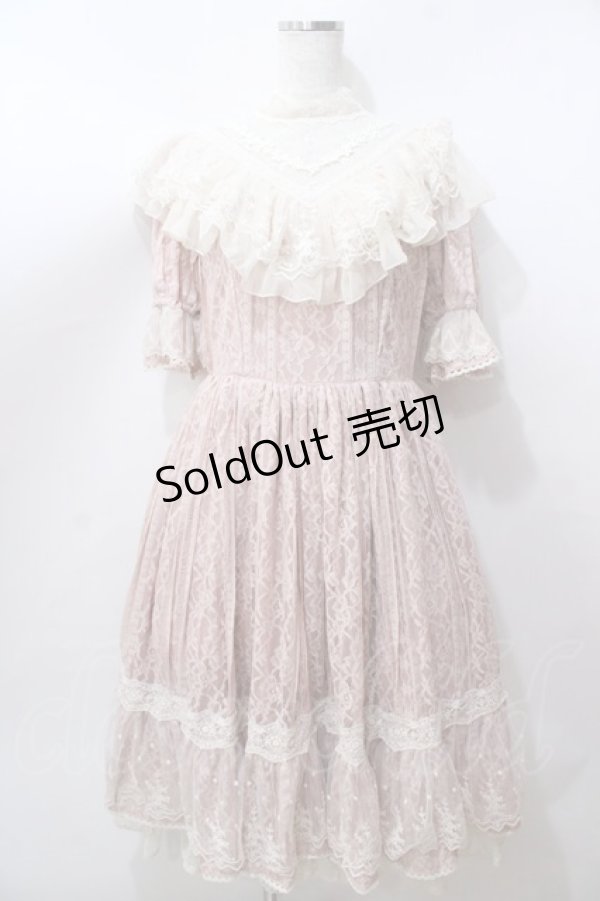 画像1: Miss Point / Rosa Osmanthusワンピース  ピンク Y-25-08-15-146-LO-OP-SZ-ZT420 (1)