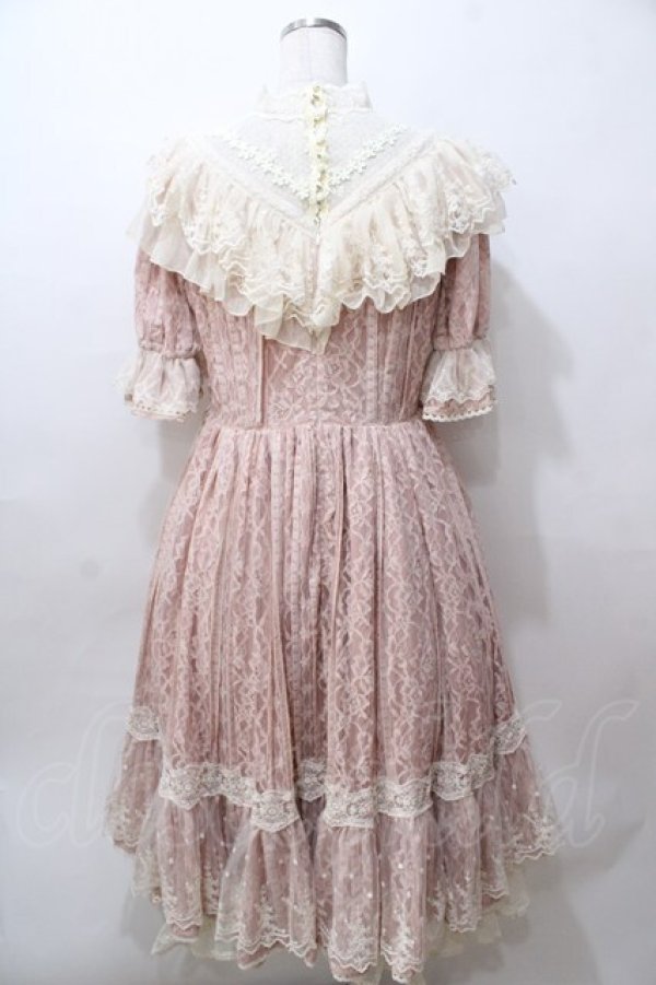 画像2: Miss Point / Rosa Osmanthusワンピース  ピンク Y-25-08-15-146-LO-OP-SZ-ZT420 (2)