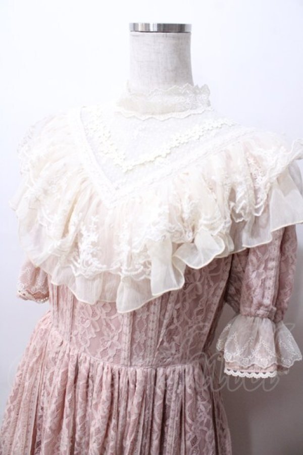 画像3: Miss Point / Rosa Osmanthusワンピース  ピンク Y-25-08-15-146-LO-OP-SZ-ZT420 (3)