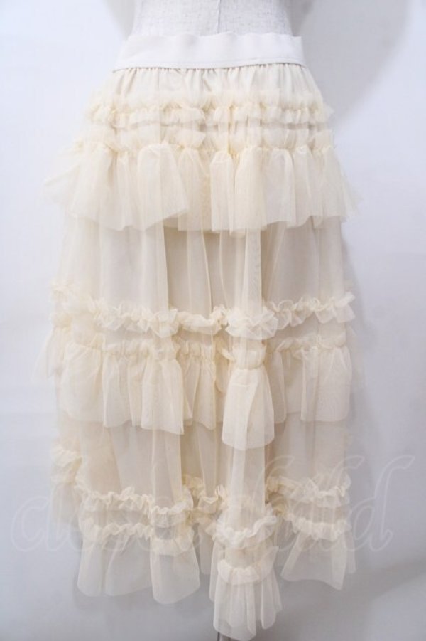 画像2: FLC / 星名桜子 チュールスカート L 生成 Y-25-08-15-148-LO-SK-SZ-ZT184 (2)