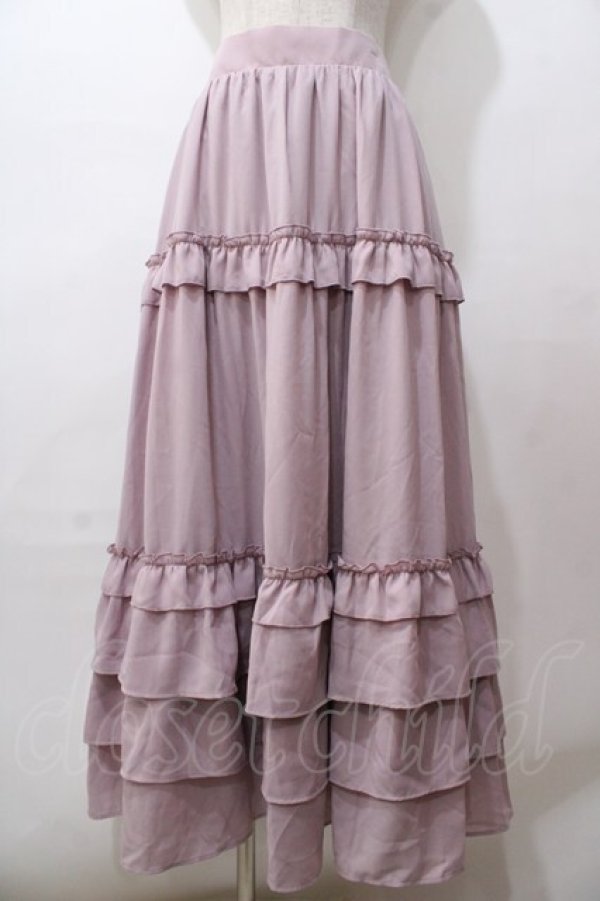 画像1: axes femme kawaii / ロマンティックフリルスカート  ピンク Y-25-08-15-149-AX-SK-SZ-ZI (1)