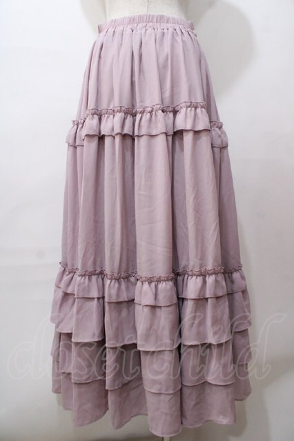 画像2: axes femme kawaii / ロマンティックフリルスカート  ピンク Y-25-08-15-149-AX-SK-SZ-ZI (2)