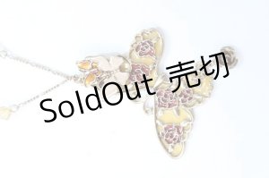 画像: axes femme / ステンド蝶々ネックレス  ゴールド Y-25-08-15-002-AX-AC-SZ-ZY