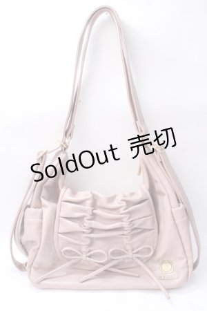 画像: m petit by misako / AM*NIリボン3WAY  ピンク Y-25-08-15-020-LO-BG-SZ-ZY