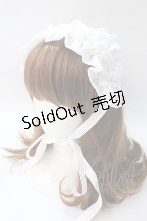 画像: axes femme kawaii / プチリボンヘッドドレス  白 Y-25-08-15-035-AX-AC-SZ-ZY