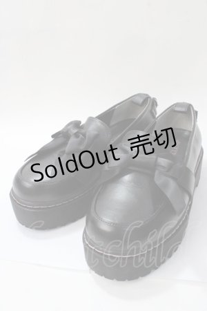 画像: CHELEAP / 4cmヒールサテンリボンパンプス M 黒 Y-25-08-15-038-LO-SH-SZ-ZT-K017