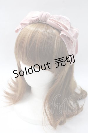 画像: PINK HOUSE / リボンモチーフ付きカチューシャ  ピンク Y-25-08-17-053-LO-AC-SZ-ZY