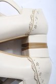 画像5: m petit by misako / AMPUリボンストラップパンプス M 生成り Y-25-08-17-057-LO-SH-SZ-ZT-K017 (5)