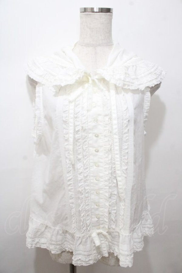 画像1: PINK HOUSE / フードベスト  白 Y-25-08-17-059-LO-TO-SZ-ZY (1)