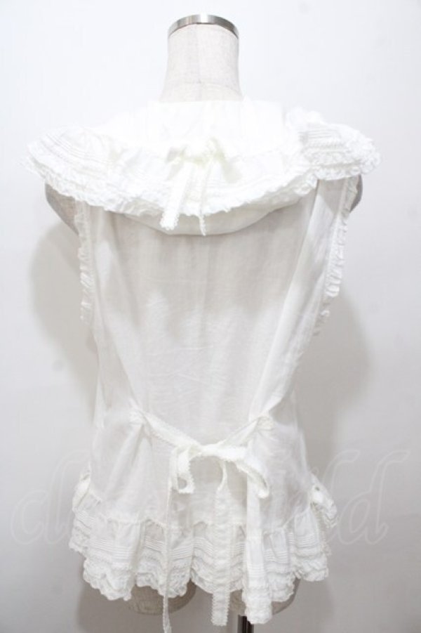 画像2: PINK HOUSE / フードベスト  白 Y-25-08-17-059-LO-TO-SZ-ZY (2)