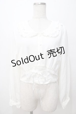 画像: Snowdrop to Saint Maria / マロワールセーラーブラウス L オフ白 Y-25-08-17-064-LO-BL-SZ-ZY