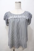 画像1: axes femme / ストライプ柄トップス  ストライプ Y-25-08-17-072-AX-TO-SZ-ZT196 (1)