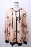 画像1: NieR Clothing / 転写パーカー  ベージュ Y-25-08-17-076-PU-TO-SZ-ZY (1)