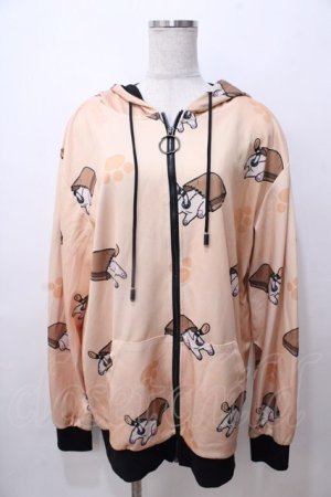 画像: NieR Clothing / 転写パーカー  ベージュ Y-25-08-17-076-PU-TO-SZ-ZY