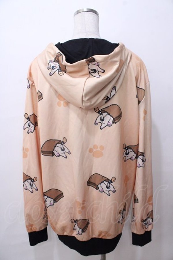画像2: NieR Clothing / 転写パーカー  ベージュ Y-25-08-17-076-PU-TO-SZ-ZY (2)