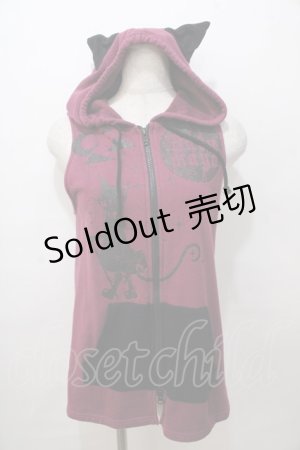 画像: PUTUMAYO / ノースリーブパーカー  パープル Y-25-08-17-079-PT-TO-AS-ZY