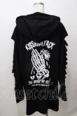 画像2: KRY CLOTHING / 袖ダメージパーカー  黒 Y-25-08-17-080-EL-TO-SZ-ZY (2)