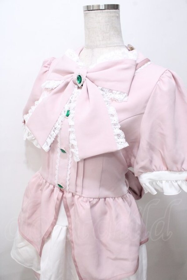 画像3: DearMyLove / プリキュアキラキラビジューセットアップ  ピンク Y-25-08-17-093-EL-OP-SZ-ZT130 (3)