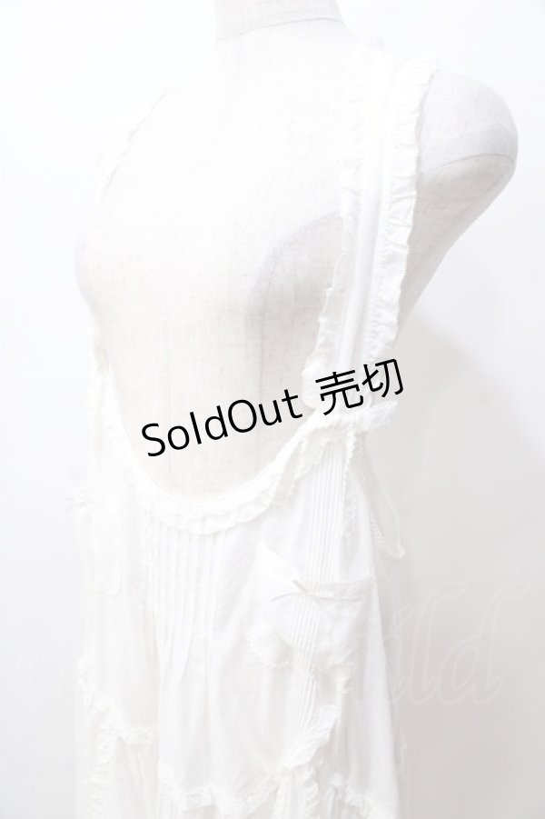 画像3: PINK HOUSE / ローンエプロンドレス  白 Y-25-08-17-096-LO-OP-SZ-ZY (3)