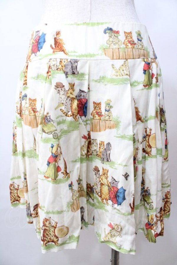 画像2: Jane Marple / NURSERY LANDミニスカート M アイボリー Y-25-08-17-115-JM-SK-SZ-ZT512 (2)