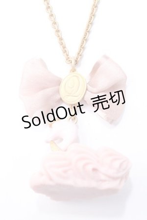画像: Q-pot. / ピンクスワンクリームケーキネックレス  ピンク Y-25-08-17-002-QP-AC-SZ-ZY