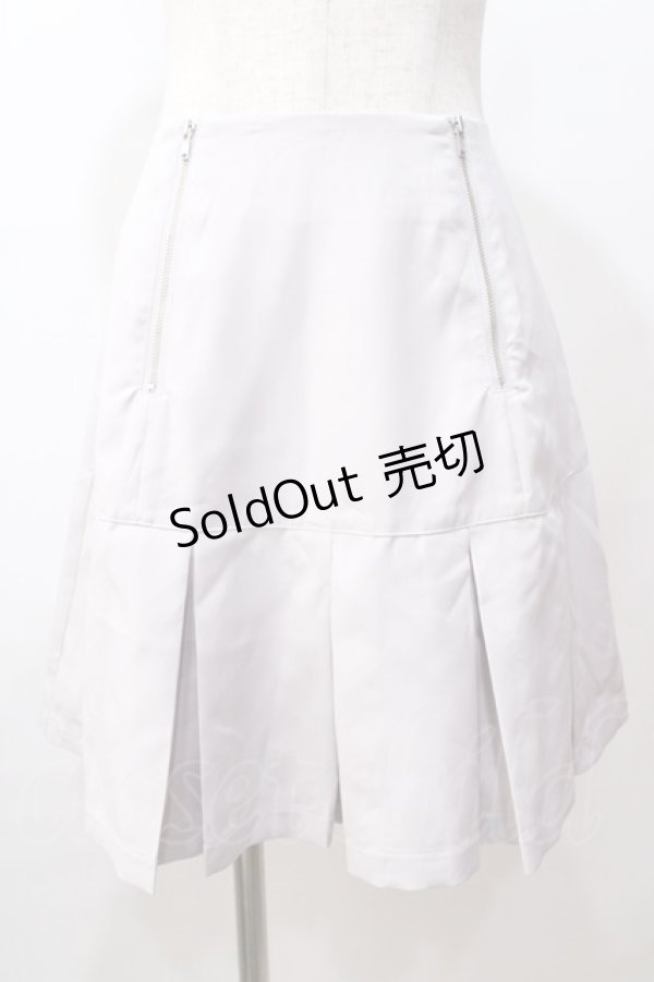 画像1: Ank Rouge / ダブルジップスカート  グレー Y-25-08-17-122-CA-SK-SZ-ZT512 (1)