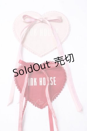 画像: PINK HOUSE / ハートワッペンセット  ピンク・赤 Y-25-08-17-032-LO-ZA-SZ-ZY