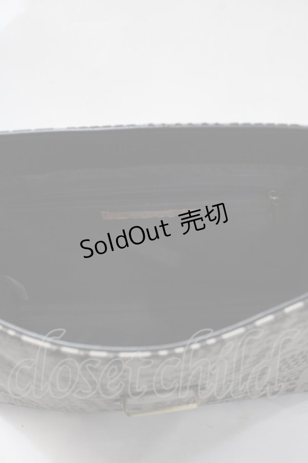 画像4: F i.n.t / テディベアチェック柄パイピングバッグ F ブラック Y-25-08-17-034-CA-BG-SZ-ZY (4)