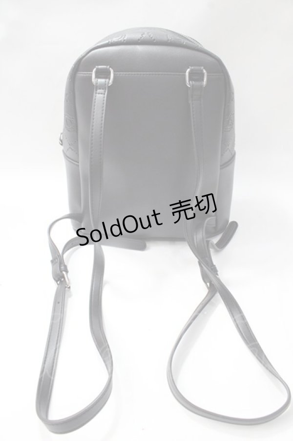 画像2: NOEMIE / モノグラムエンボスリュック  黒 Y-25-08-17-044-LO-BG-SZ-ZY (2)