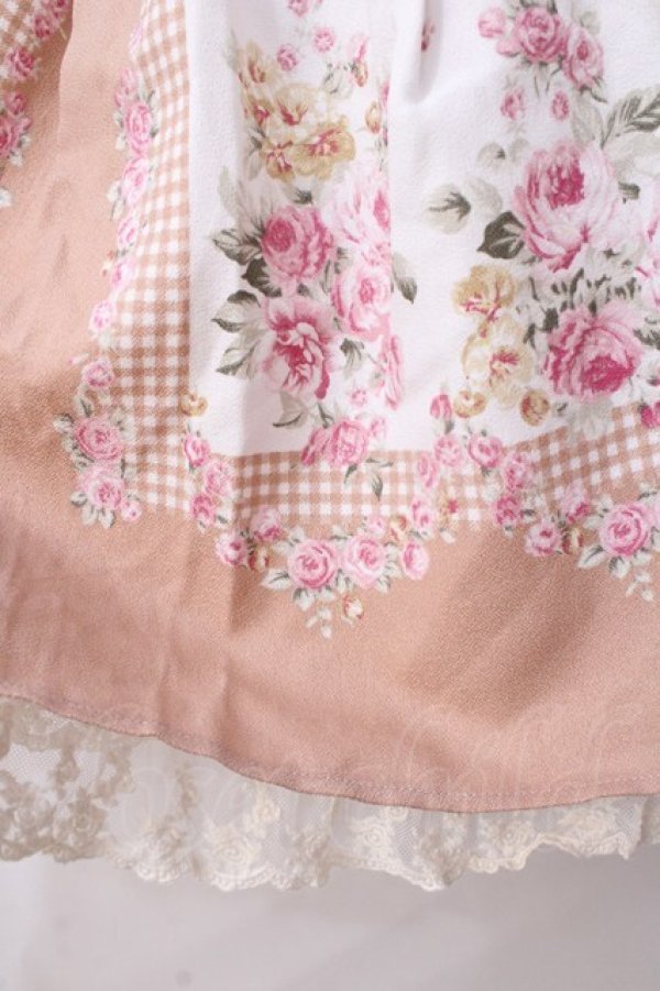 画像5: LIZ LISA / 花柄サスペンダースカート 0 オフ白 Y-25-08-18-028-LO-SK-SZ-ZH (5)