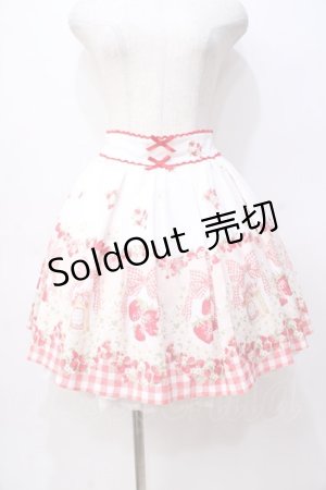 画像: LIZ LISA / ストロベリージャムスカート 0 白 Y-25-08-18-032-LO-SK-SZ-ZI