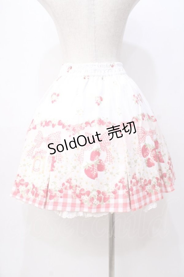 画像3: LIZ LISA / ストロベリージャムスカート 0 白 Y-25-08-18-032-LO-SK-SZ-ZI (3)