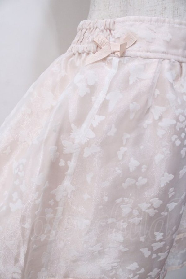 画像4: LIZ LISA / バタフライ柄フロッキースカート 0 ピンク Y-25-08-18-036-LO-SK-SZ-ZI (4)