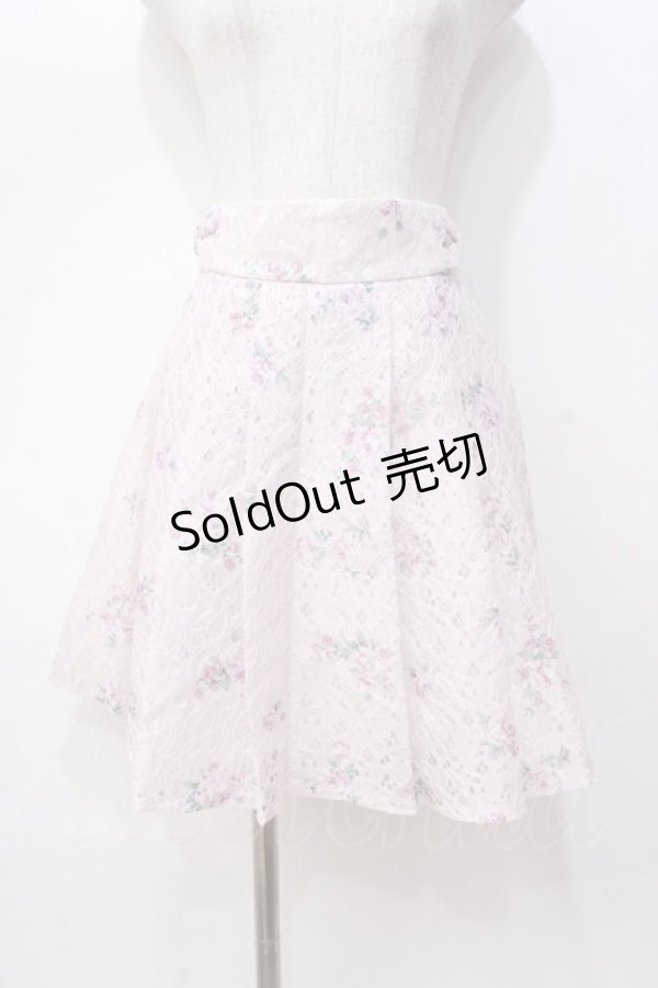 画像1: LIZ LISA / 花柄レーススカート 0 ピンク Y-25-08-18-050-LO-SK-SZ-ZH (1)