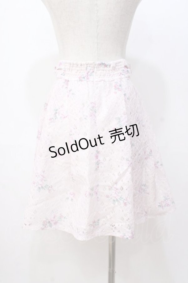画像3: LIZ LISA / 花柄レーススカート 0 ピンク Y-25-08-18-050-LO-SK-SZ-ZH (3)