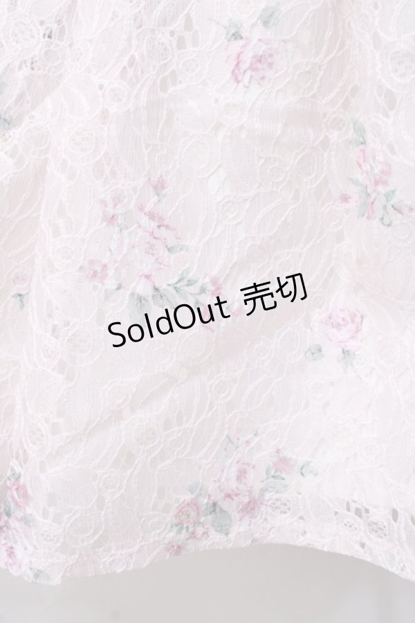 画像4: LIZ LISA / 花柄レーススカート 0 ピンク Y-25-08-18-050-LO-SK-SZ-ZH (4)