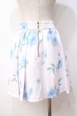 画像3: LIZ LISA / 水彩花柄スカート 0 ピンク×ブルー Y-25-08-18-056-LO-SK-SZ-ZT039 (3)