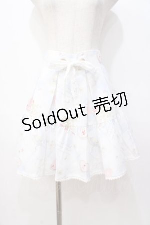 画像: LIZ LISA / アイシングクッキー柄スカート 0 サックス Y-25-08-18-058-LO-SK-SZ-ZI