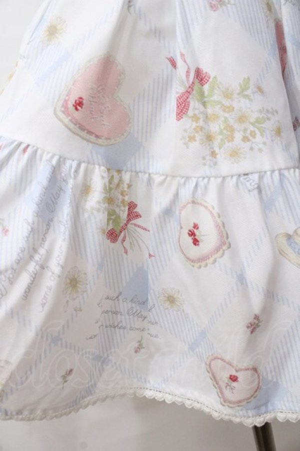 画像4: LIZ LISA / アイシングクッキー柄スカート 0 サックス Y-25-08-18-058-LO-SK-SZ-ZI (4)