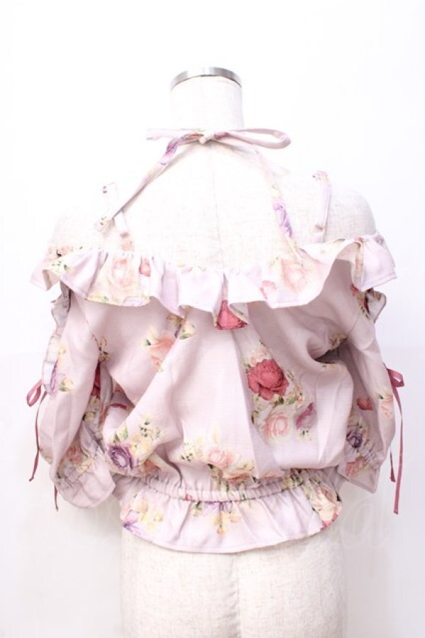 画像3: LIZ LISA / ローズ柄トップス 0 ピンク Y-25-08-18-007-LO-TO-SZ-ZT017 (3)