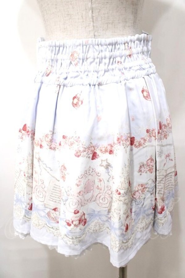 画像2: LIZ LISA / スウィーツシンデレラ柄スカパン 0 サックス Y-25-08-18-078-LO-SK-SZ-ZT063 (2)