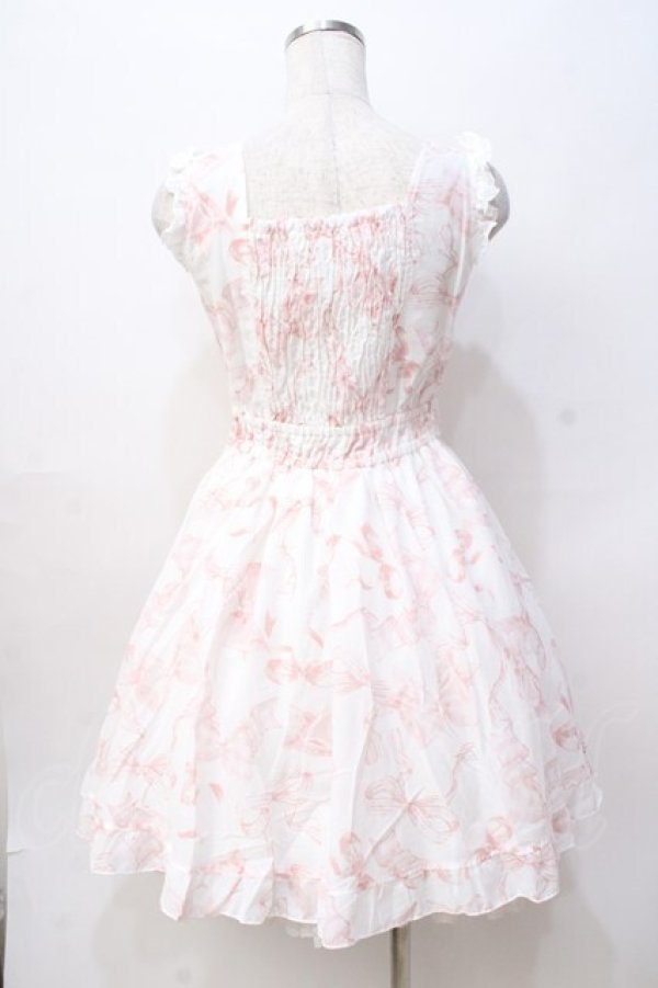 [No.451] LIZLISA*パワネレースリボンピンクワンピ メッセージチェックセーラーワンピース ｜ LIZ LISA（リズリサ