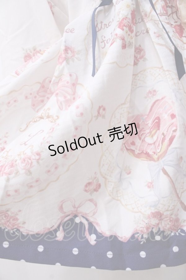 画像5: LIZ LISA / スウィートプレートAライントップス 0 オフ×紺 Y-25-08-18-015-LO-TO-SZ-ZI (5)