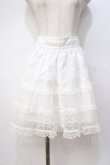 画像1: LIZ LISA / シアーギンガムハートスカート 0 白 Y-25-08-18-019-LO-SK-SZ-ZI (1)