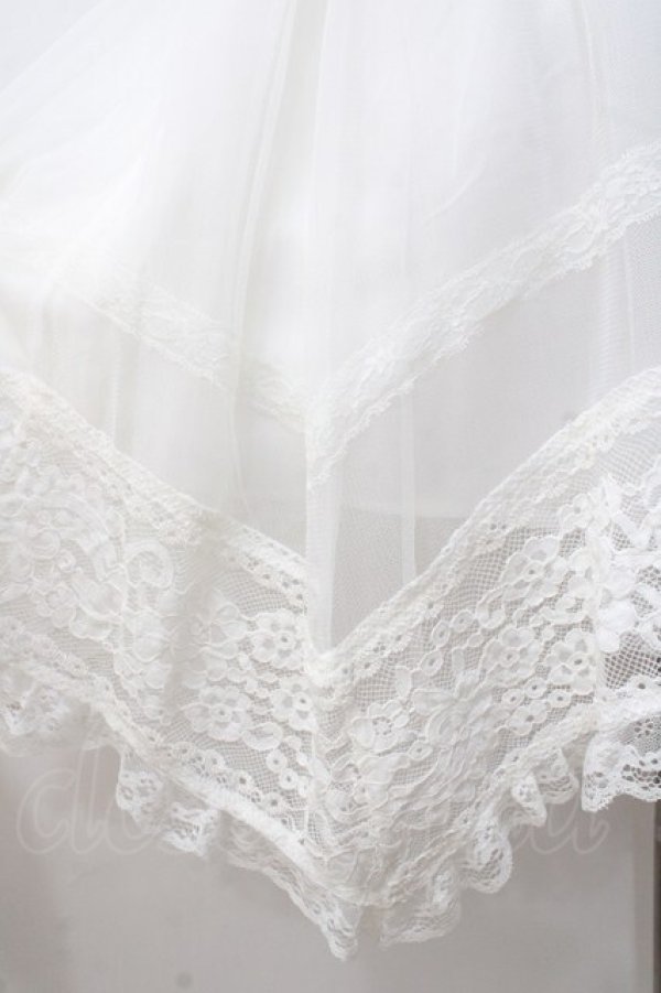 画像4: LIZ LISA / レースイレヘムスカート 0 白 Y-25-08-18-021-LO-SK-SZ-ZT052 (4)