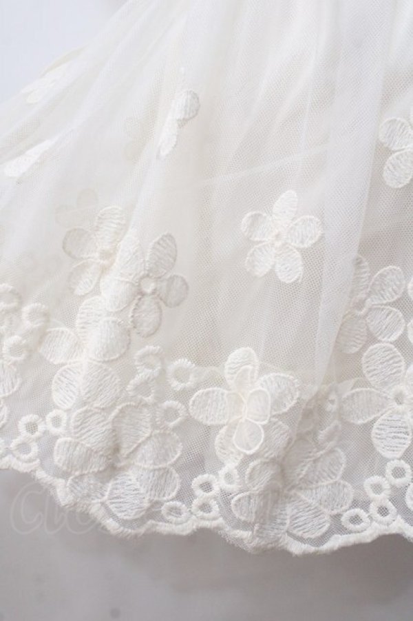 画像4: LIZ LISA / お花刺繍レースチュールスカート 0 アイボリー Y-25-08-18-022-LO-SK-SZ-ZH (4)